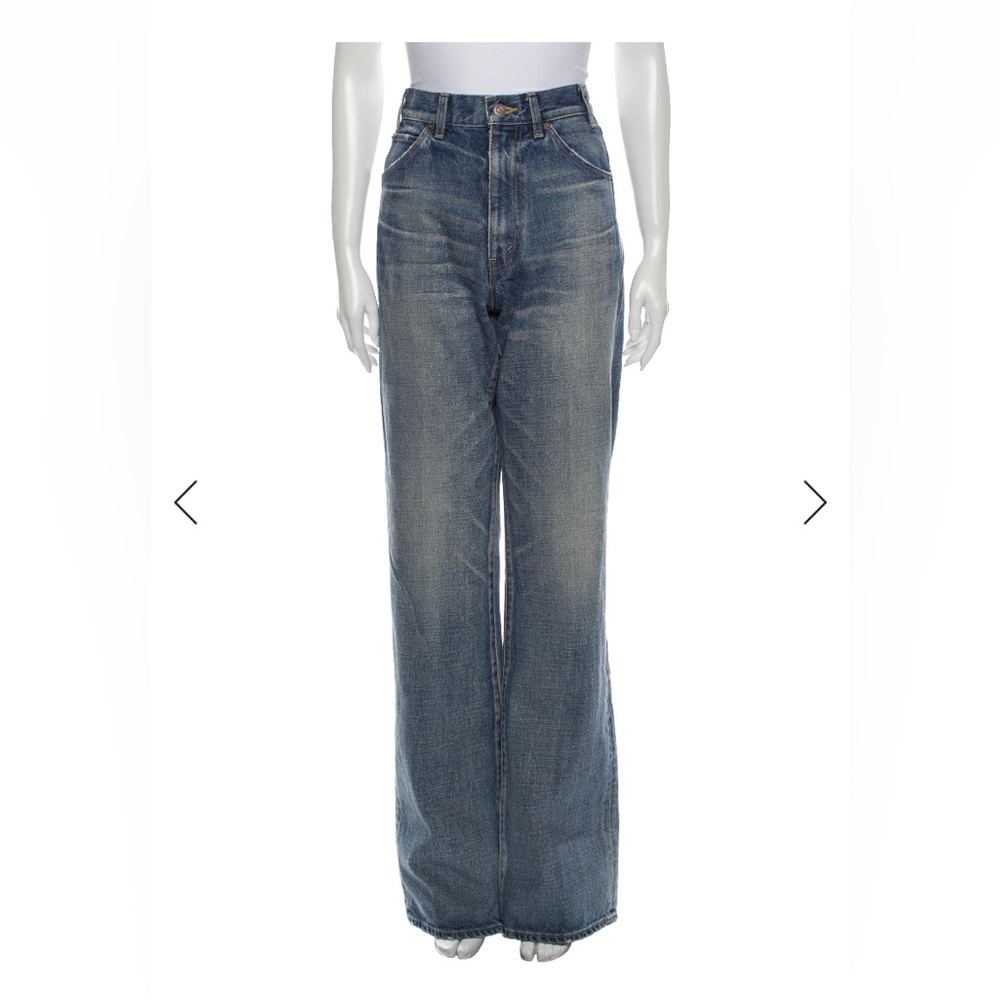 Celine women’s wide leg jeans